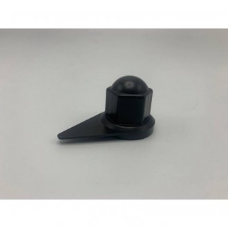 Ковпачок на колісну гайку 27 "Стрілка" пластиковий чорного кольору Турция 27CAPBL (фото 1)