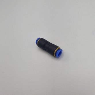 Аварійний з\'єднувач пластиковий пневматичний прямий Ø 6 мм Турция PUC6P (фото 1)