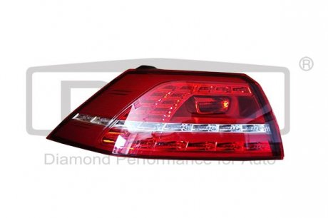 Фонарь левый наружный LED VW Golf (12-) Dpa 99451800102 (фото 1)