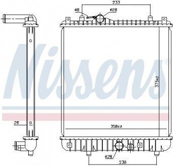 Комплект прокладок ГБЦ, верхні NIS NISSENS 630787