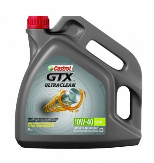 Мастило моторне CASTROL GTX ULTRACLEAN 10W40 4L