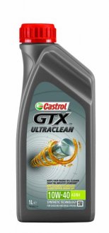Мастило моторне CASTROL GTX ULTRACLEAN 10W40 1L