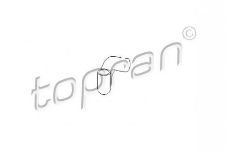 Шланг гумовий сист. охолоджен. HP TOPRAN TOPRAN / HANS PRIES 206 701