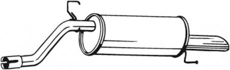 Задній. глушник,випускна сист. BOSAL 185-313 (фото 1)