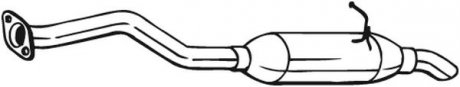 Задній. глушник,випускна сист. BOS BOSAL 228-177