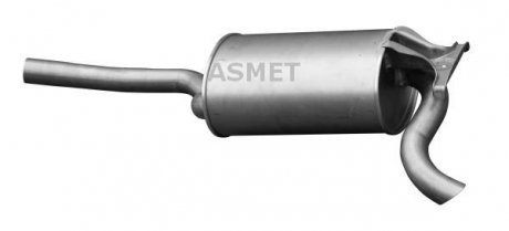 Задній. глушник,випускна сист. ASM01.004 Asmet 01.004 (фото 1)