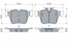 Колодки гальмівні дискові задні Mercedes C (W205), GLC (C253) 2.0-Electric 04.15- BOSCH 0986424334 (фото 5)