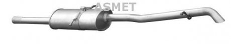 Задній. глушник,випускна сист. ASM01.051 Asmet 01.051 (фото 1)