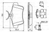 Гальмівні колодки, дискові BOSCH 0 986 494 640 (фото 8)