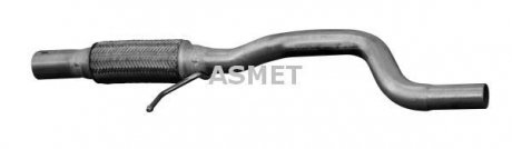 Задній. глушник,випускна сист. ASM16.075 Asmet 16.075 (фото 1)