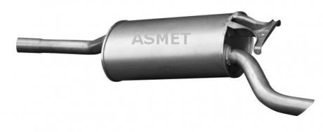 Глушник вихлопних газів (кінцевий) Asmet 01.009 (фото 1)
