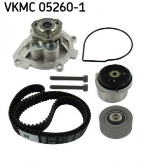 Комплект ременя ГРМ + помпа SKF VKMC05260-1 (фото 1)