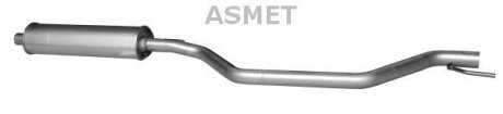 Передній глушник,випускна сист ASM05.175 Asmet 05.175 (фото 1)