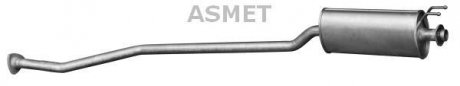 Передній глушник,випускна сист ASM13.027 Asmet 13.027 (фото 1)