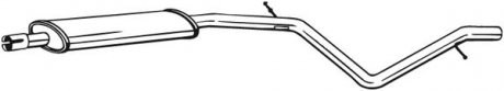 Глушник передній BOSAL 285-385