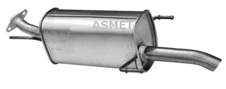 Задній. глушник,випускна сист. ASM05.173 Asmet 05.173 (фото 1)