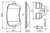 Гальмівні колодки, дискові BOSCH 0 986 494 731 (фото 1)