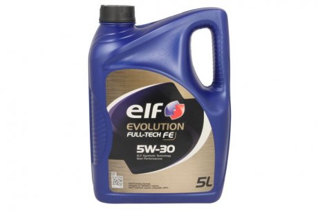 Олива для двигуна ELF EVO FULLTECH FE 5W30 5L (фото 1)