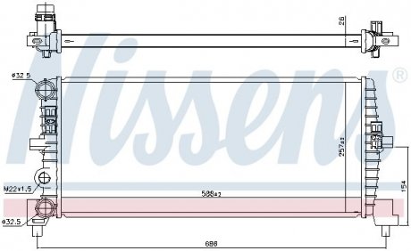 Прокладка головки циліндра NIS NISSENS 606239 (фото 1)