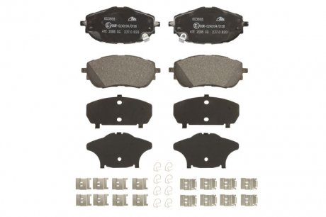 Комплект тормозных колодок, дисковый тормоз ATE 13.0460-3868.2 (фото 1)