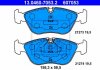 Колодки гальмівні дискові, к-кт ATE 13.0460-7053.2 (фото 3)