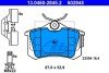 Гальмівні колодки, дискові ATE 13.0460-2845.2 (фото 3)