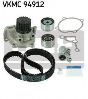 Комплект ГРМ, пас+ролик+помпа SKF VKMC 94912 (фото 1)
