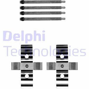 Монтажний компл.,гальм.колодки Delphi LX0702 (фото 1)