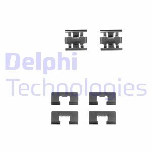 Ремкомплект гальмівних колодок Delphi LX0196