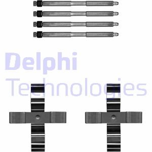 Монтажний компл.,гальм.колодки Delphi LX0703