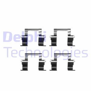 Ремкомплект гальмівних колодок Delphi LX0283