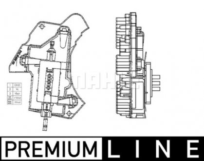 Елемент регуляції повітря ABR 24 000P MAHLE MAHLE / KNECHT ABR24000P