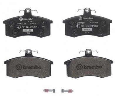 Гальмівні колодки, тюнінг BREMBO P 41 003X