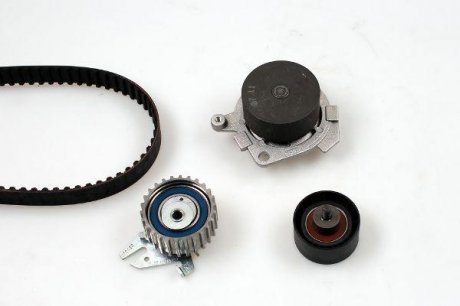 Комплект ГРМ, пас+ролик+помпа HEPU PK10121 (фото 1)