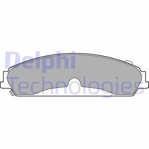 Гальмівні колодки, дискові Delphi LP3216