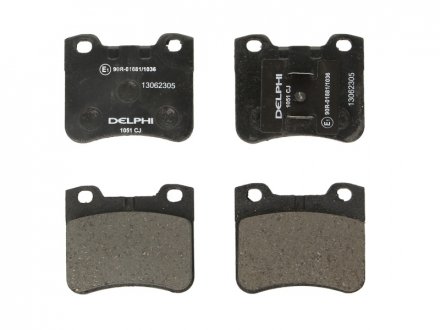 Гальмівні колодки, дискові Delphi LP1051 (фото 1)