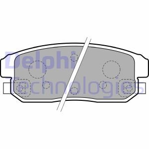 Гальмівні колодки, дискові Delphi LP1829 (фото 1)