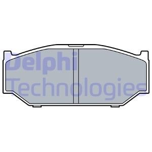 Гальмівні колодки, дискові Delphi LP3544 (фото 1)