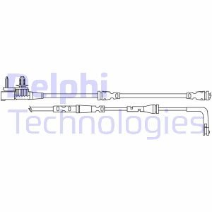 Датчик зносу,гальм.колодки Delphi LZ0315 (фото 1)
