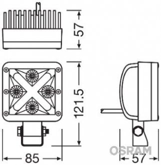 Габаритний ліхтар OSR OSRAM LEDDL101-SP