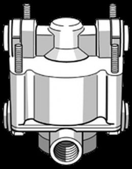 Клапан обмеження тиску Knorr-Bremse AC 586AAX (фото 1)