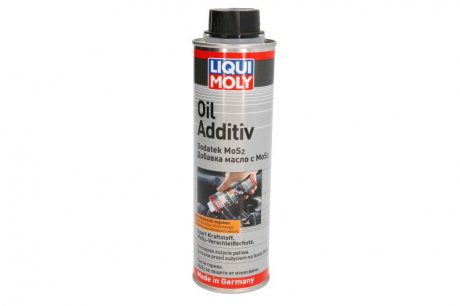 Антифрикційна присадка з дисульфідом молібдена Oil Additiv MoS2 300ml LIQUI MOLY 8342 (фото 1)