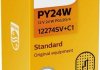 Автолампа Standard PY24W PG20/4 24 W оранжевая PHILIPS 12274SVC1 (фото 1)