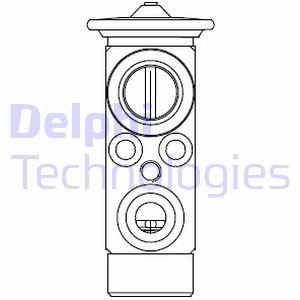 Клапан кондиціонера Delphi CB1021V (фото 1)