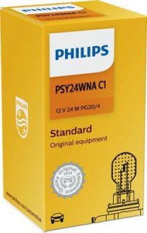 Автолампа Standard PSY24W PG20/4 24 W оранжевая PHILIPS 12188NAC1 (фото 1)