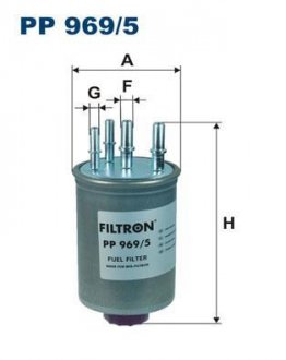 Фільтр палива FILTRON PP 969/5