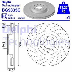 Гальмівний диск Delphi BG9335C