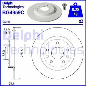 Гальмівний диск Delphi BG4959C