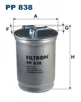 Фільтр палива FILTRON PP 838/9 (фото 1)
