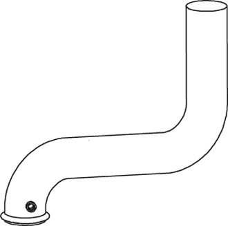 Труба вихлопного газу Dinex 68519 (фото 1)